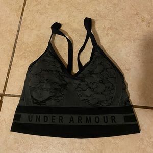 Green sports bra